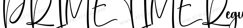 PRIMETIME Regular字体转换